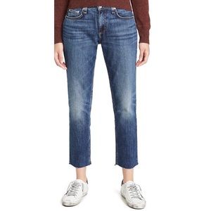 Rag & Bone Dre Slim-Fit Ankle Boyfriend Jeans Low-Rise
